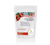 Goji Berry 180 Tablets - High Strength Antioxidant Supplement for Immune Support, Energy & Skin Health - 100% Natural
