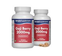 Goji Berry Extract 2000mg | 2X 180 Tablets | Super Strength | Vegan & Vegetarian Friendly | Manufactured in The UK