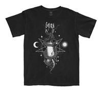 Gojira Celestial Snakes T-Shirt in Black | Size: Small Gojira Black S