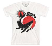 Gojira Men's From Mars To Sirius Whale Cotton T-Shirt in White | Size: Large Gojira White L