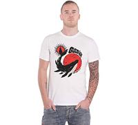 Gojira T Shirt Whale Band Logo Official Mens White L