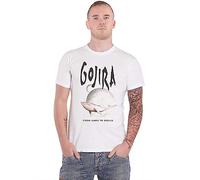 Gojira T Shirt Whale from Mars Band Logo Official Mens White XXL