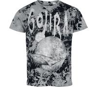 Gojira Whale Sun Moon T-Shirt black grey 3XL
