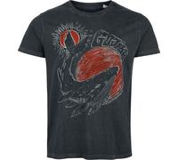 Gojira Whale Sun Moon T-Shirt dark grey 4XL