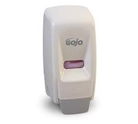 GOJO 800 Series Bag-In-Box Push-Style Lotion/Shower Soap Dispenser, White, Dispenser for GOJO 800 Series Bag-in-Box 800 mL Soap Refills - 9034-12