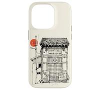 Goju Ryu Karate Dojo Okinawa Japan Illustration Case for iPhone 14 Pro