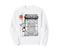Goju Ryu Karate Dojo Okinawa Japan Illustration Sweatshirt