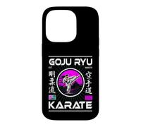 Goju-Ryu Karate Retro Design with Karateka and Kanji Case for iPhone 14 Pro