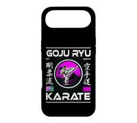 Goju-Ryu Karate Retro Design with Karateka and Kanji Case for iPhone Air