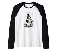 Goju Ryu Karate Uniform/Karate Outfit/Karate Calligraphy Raglan Baseball Tee
