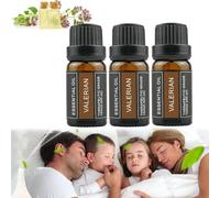 Gokame Leise Valerian Essential Oil, Leise Valerian Root Essential Oil, Natural Pure Valerian Root Sleep Aid Essential Oil, Organic Valerian Essential Oil, Promotes Deep Sleep (3pcs)