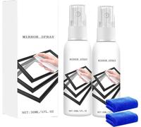 Gokame Reflective Window Spray For Home & Car,Glass Reflective Coating Sprays, One Way Mirror Spray And Glass Cleaner For Homes Window Privacy, WindowSpray ForHome & Car,Streak-Free Shine (2pc)