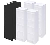 GoKBNY 4-Pack HFD-010/HFD-110 True HEPA Replacement Filter Compatible with Honey-Well HFD-010 and HFD-110 Purifiers