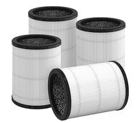 GoKBNY KJ80 True HEPA Replacement Filter Compatible with Druiap KJ80 Air Purifier, Compared to part# AF3080, 3-in-1 H13 True HEPA Filters(4-Pack)