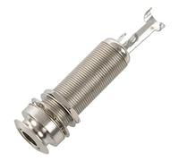 Gokeet 10PCS Guitar Pickup Endpin Output Jack Nickel Strap Lock Chrome