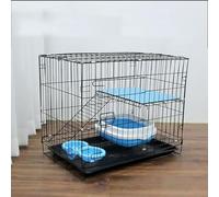 GOKEUEKDY Cat Cage，Large Cat Playpen, Durable and Pliable cat Cage Box Crate Kennel，Crate Large Indoor ＆ Outdoor Exercise Place for Small Animal