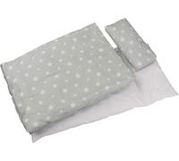 Goki 51517 Starry Sky Doll Bedding Decoration, Grey