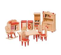 Goki 51951 - Küche, 11-teilig, Puppenhausmöbel