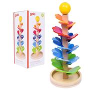 GOKI 53832 Pagoda Marble Game, Multicoloured