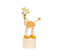 Goki 53917 Animals, Press 'N Shake Figures, Africa Designs, Wood, Mixed