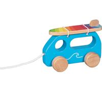 goki 54858 - Pull Vehicle Surfer Van - Modern Design - Removable Surfboard