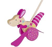 GOKI 54912 Kangaroo Push-Along Toy, Mixed