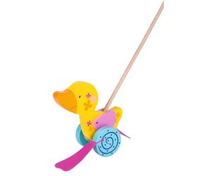 GOKI 54913 Duck Push-Along Toy