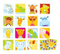 Goki 56645 Memo Safari Skill Games, Multicoloured (US IMPORT)