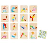 Goki 56647 Memo gymnastic exercises Skill Games, Multicoloured