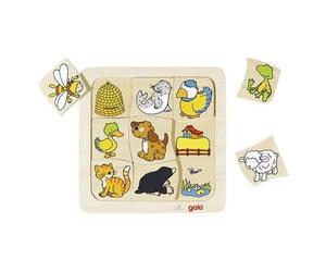 goki 56881 Puzzle, Who Lives Where, Mixed