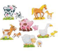 Goki 57414 Puzzelset boerderijdieren