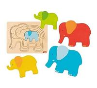 GOKI -Elephant, Puzzles and Puzzles, Color (Multicolor) (57450)