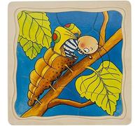 Goki 57523 Puzzle Caterpillar, Mixed