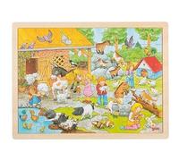 Goki Puzzle 57685 Petting Zoo, Mixed