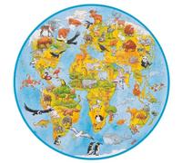 Goki 57711 XXL Puzzle World, 45 cm x 45 cm