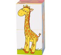 GoKi 57725 Cube Puzzle, Animals, Multicoloured