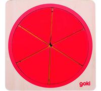 GOKI 57737 Puzzle Circle, Multicoloured,11.8 X 11.8 X 2 Cm