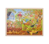 Goki Our Garden Puzzle Over & Underground. 96 Pieces | Size: 1 Pack Goki Multicolor 1 Pack