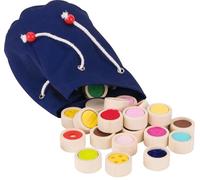 Goki 59004 cause Feel The Surface Make-A-Pair in a Cotton Bag Memory Game