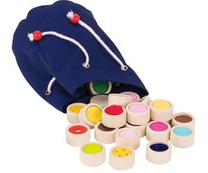 Goki 59004 cause Feel The Surface Make-A-Pair in a Cotton Bag Memory Game