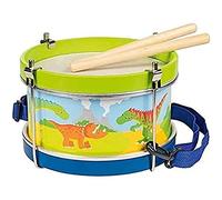 Goki 61882 Tambor dinosaurios Drums and Percussion, Multicoloured