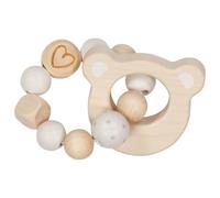 goki 65214 - Greifling Elastik Bärenkopf - trainiert den Greifreflex -handgefert