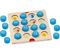Goki Animals and Symbols Memo Board 15 x 15 cm Wood 20 Pieces with 6 Playgrounds