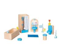 Goki Bathroom Furniture for Flexible Puppets Dolls House Accessories Kids Toy