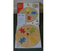 Goki - Bear's Merry go Round Game - Wooden