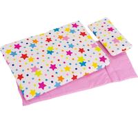 Goki Bedding set for dolls, stars - 3 pcs | Size: 1 Pack Goki Multicolor 1 Pack