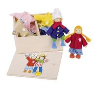 Goki Birte & Ben Dress-Up Box Dolls & Clothes Playset Childrens Toy - 8 Outfits
