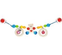 Goki Brand Pacifiers. Parejita de Osito Chain Model with Heart at The Ends