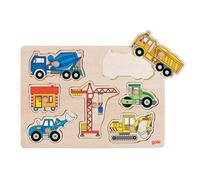 Goki Building Site Vehicles Puzzle 5 Pieces