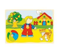 GOKI - Cat, house,... lift-out puzzle - (57858)
